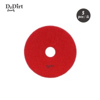 Dr.Dirt 17寸紅色清潔墊 1盒/5片 Dr.Dirt 17寸紅色清潔墊 1盒/5片